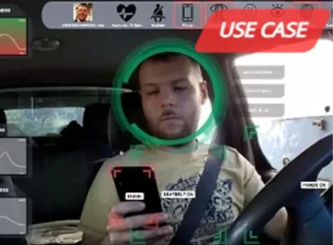 Driver Monitoring demo output