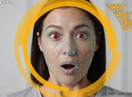 Facial Expression Recognition demo output