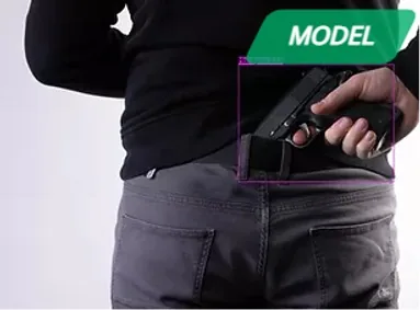 Handgun Detector demo output